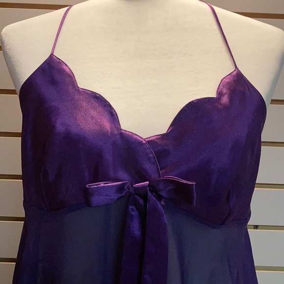 Vintage Victoria Secret's Purple Chemise SZ M - Picture 3 of 8